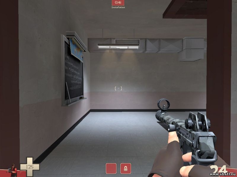 Team Fortress 2 модель оружия - пистолет пулемет Camo SMG